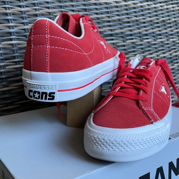 Converse One Star Pro OX University Red/White MEN`S - Picture 10 of 16